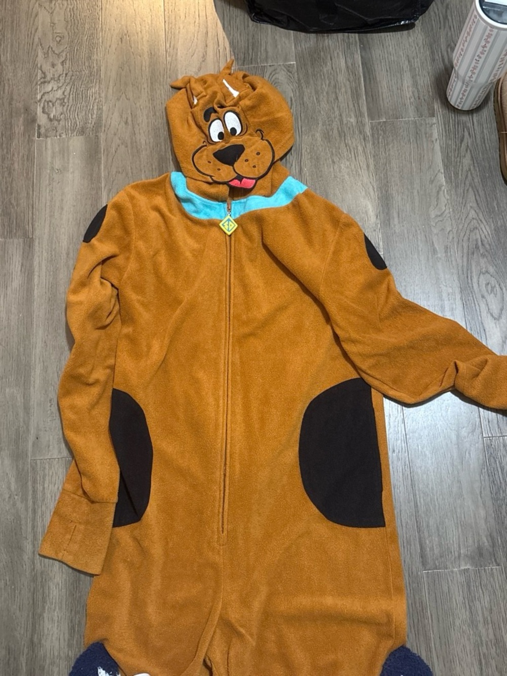 Scooby-Doo Inspired men’s Brown Plush Costume Hoodie